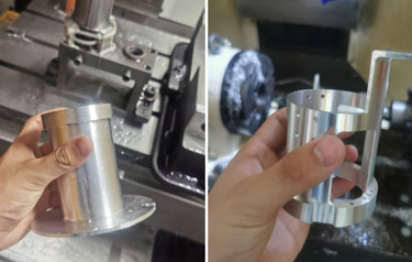 How to process difficult 5-axis cnc machining petrochemical connectors by dismantling process, savin