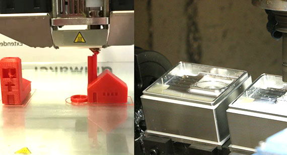 CNC Prototype  Machining 3D Printing or CNC Machining