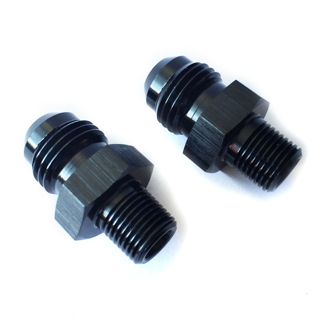 4AN Male Flare to 1/8 NPT Pipe Male Straight Fitting Adapter