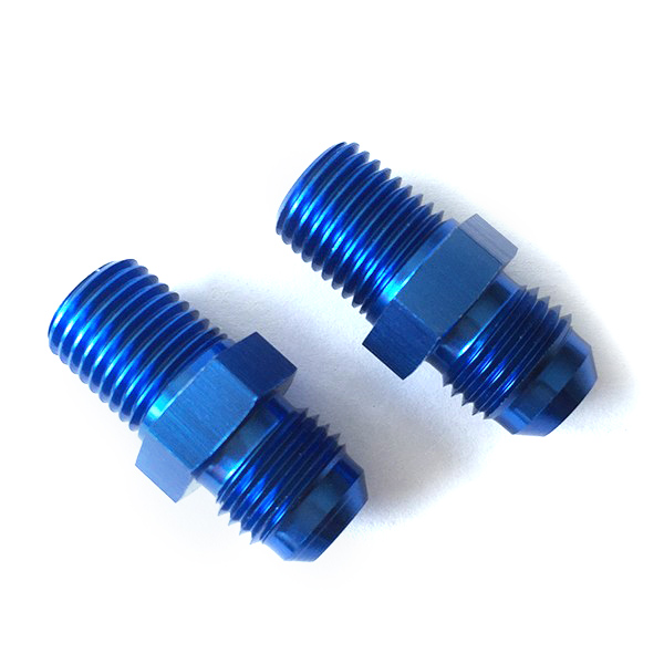 Aluminum Male Flare to 3/4 NPT Pipe Male Fitting Adapter Connector