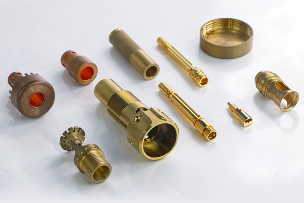 Custom Electronic CNC Brass Precision Turned Components Surface Treatment