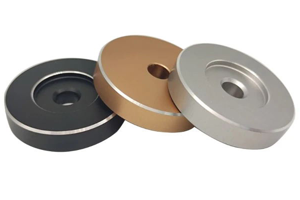 Custom CNC Aluminum 45 RPM Adapters Machining Surface Treatment