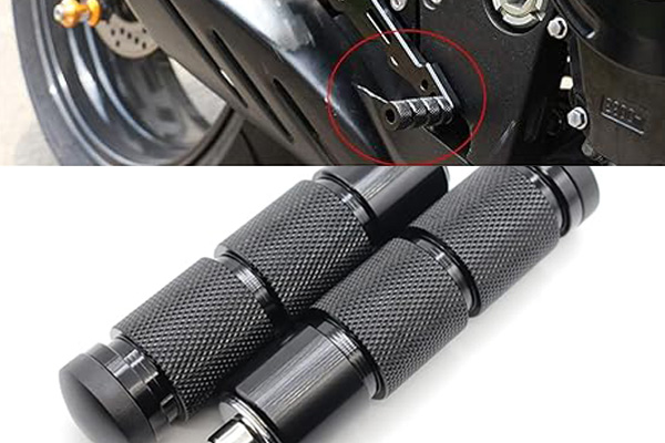 Custom CNC Aluminum Brake lever Pedal Motorbike Shifter Foot Pegs