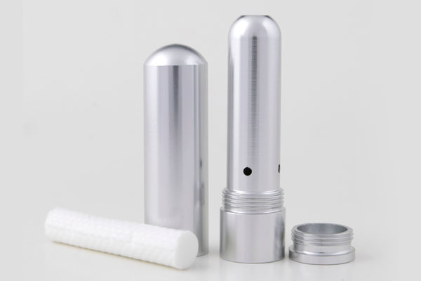 Custom CNC Aluminum Aromatherapy Inhaler Tube Stick Machining