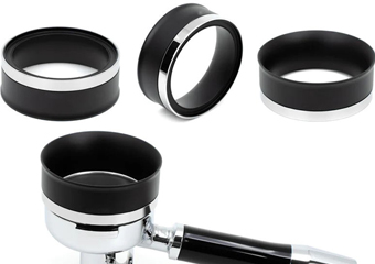 Custom CNC Aluminum Espresso Coffee Magnetic Dosing Funnel Surface Treatment