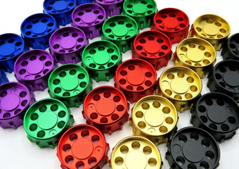 Custom CNC Anodized Aluminum Rotary Encoder Knob Surface Treatment