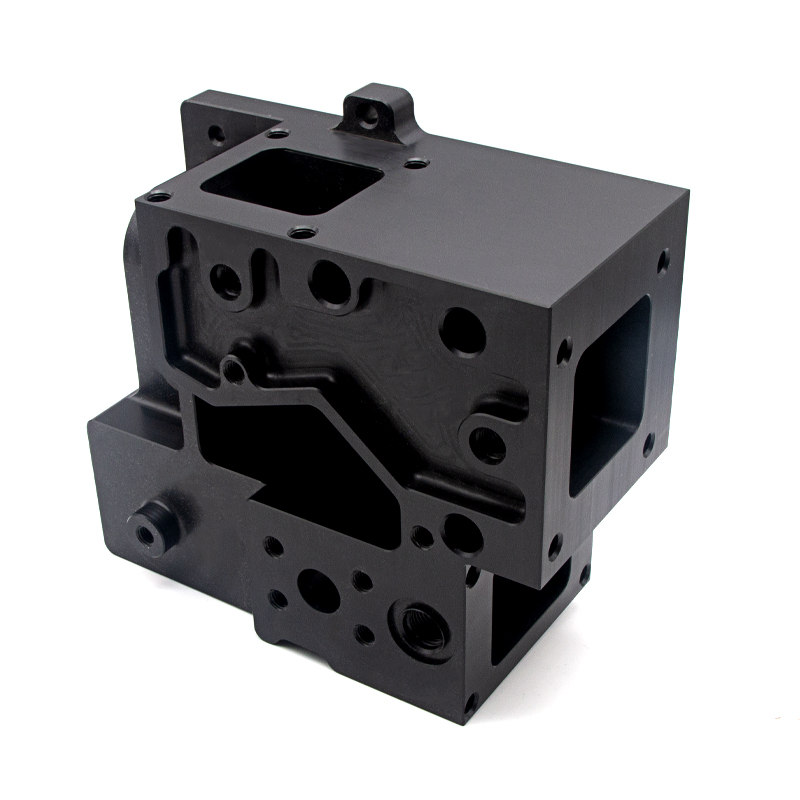 black anodized aluminum cnc machining parts