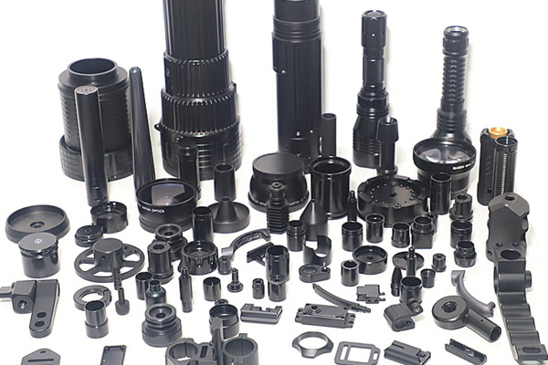 Custom CNC Anodized Aluminum Black Machining Parts