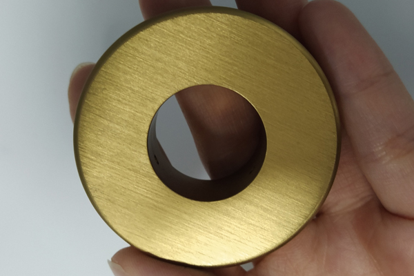 brass brushed cnc machining parts