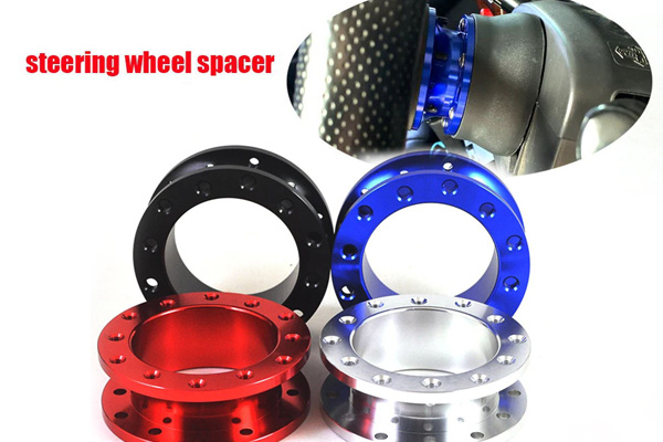 Custom CNC Aluminum Steering Wheel Spacer Adapter Machining