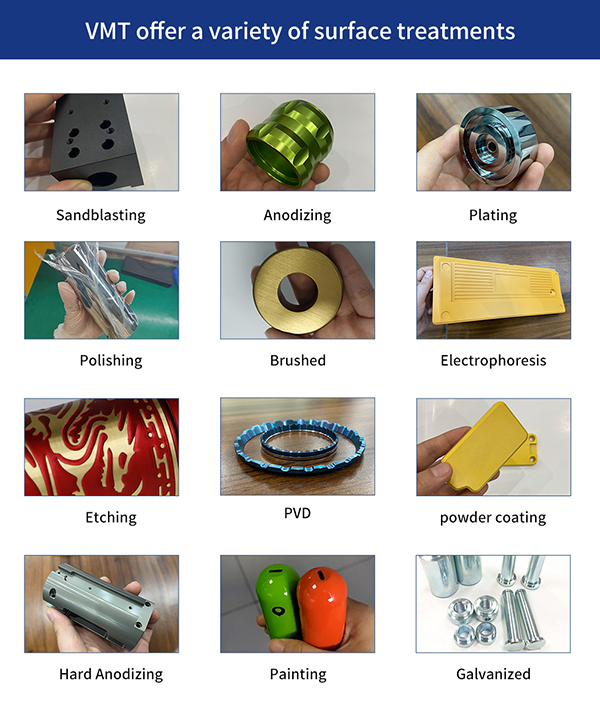 CNC Machining Parts Surface Finishing Services