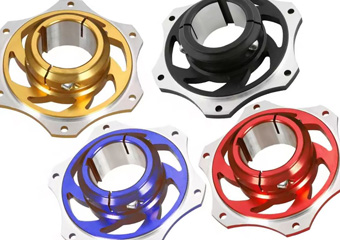 Custom CNC Aluminum Racing Kart Sprocket Carrier Accessories Surface Treatment