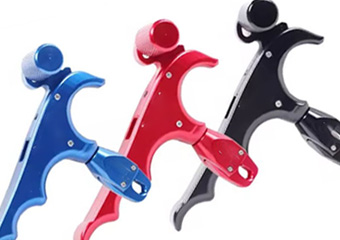 Custom CNC Aluminium Adjustable Triggers Grip Thumb Caliper Surface Treatment