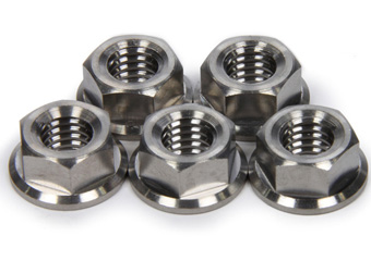 Custom CNC Aluminum Titanium Flanged Nut Surface Treatment