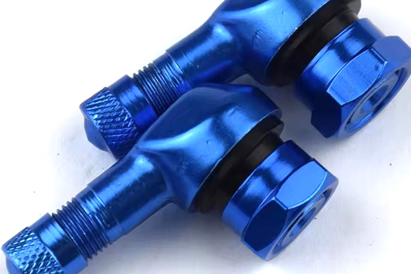 Custom CNC Aluminum Alloy Motorcycle Tire Valve Stems Tubeless Valve parts