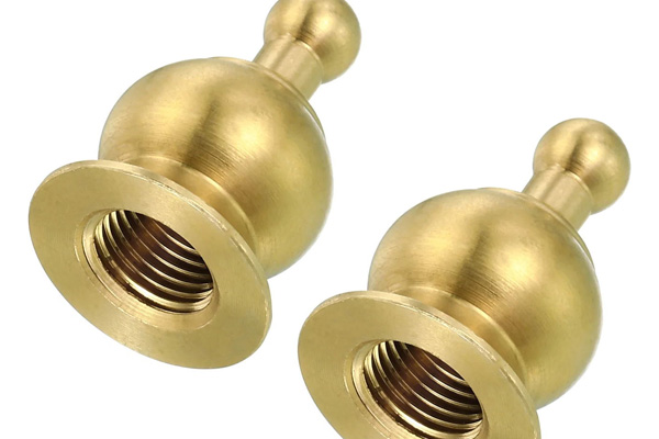 Custom CNC Brass Lamp Finials Cap Knob