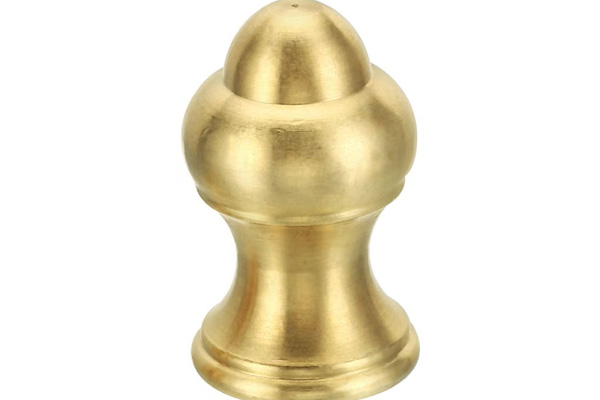 Custom CNC Brass Lamp Finials Cap Knob machining parts