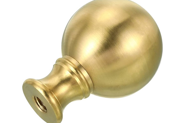 Custom CNC Brass Lamp Finials Cap Knob