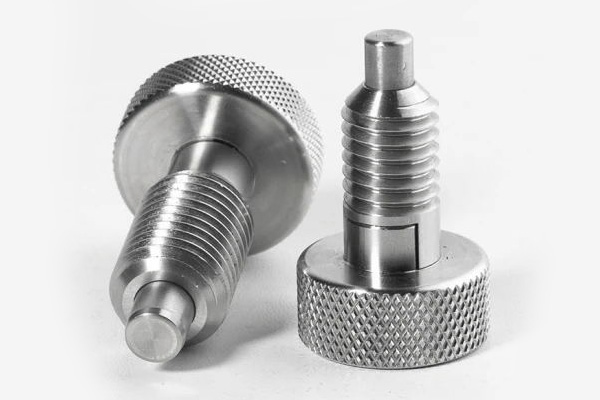 Custom CNC Aluminum Quick Release Pins Plunger Screw