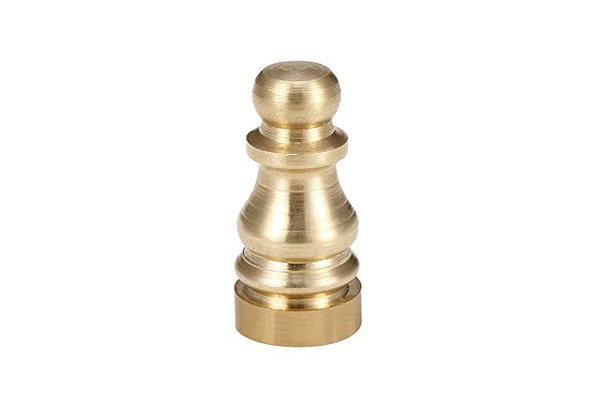 Custom CNC Brass Pedestal Lamp Finial Base Lamp Parts