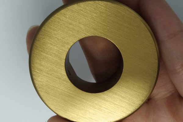 brass brushed cnc turning parts