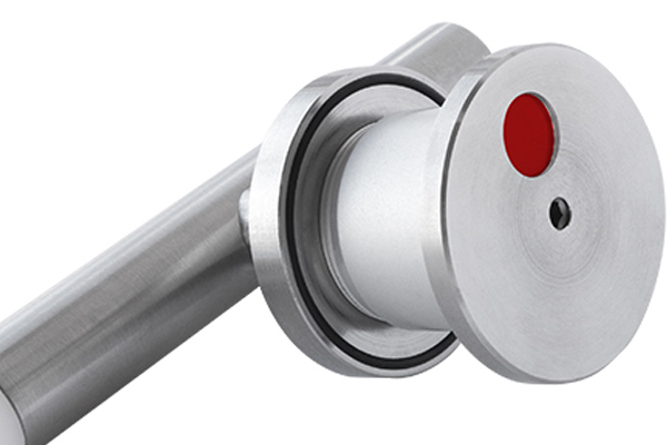 Custom CNC Stainless Steel 304 Thumb Turn And Door Occupancy Indicator Lock