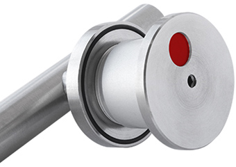 Custom CNC Stainless Steel 304 Thumb Turn And Door Occupancy Indicator Lock Surface Treatment