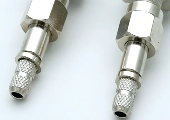 Custom CNC Aluminum Spectrometer Fiber Jumper Connector Surface Treatment