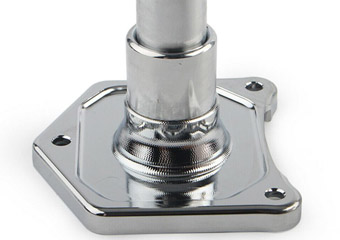 Custom Aluminum CNC Chrome Solenoid Push Button Stater Switch Surface Treatment