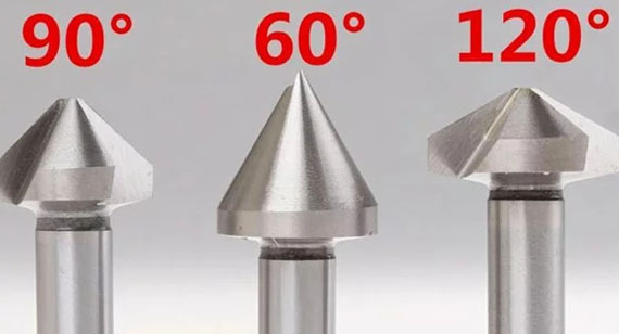 standard countersink angle