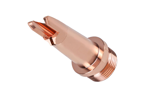 Custom CNC Fiber Laser Welder Copper Nozzle