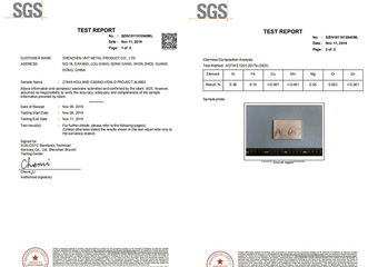 Metal Material Testing Report