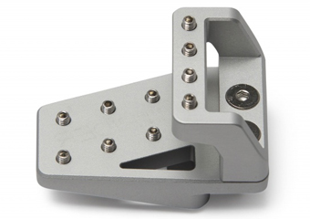 Custom CNC Aluminum Dual Control Brake Pedal Surface Treatment