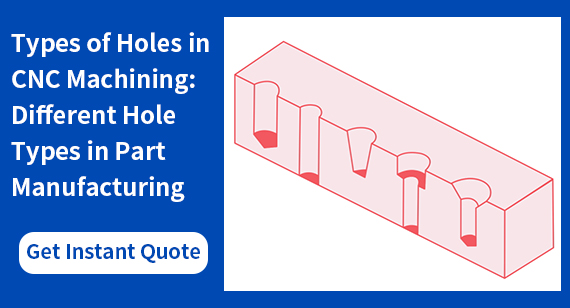 Types of Holes in CNC Machining: Different Hole Types in Part Manufacturing