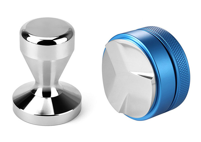 CNC Stainless Steel Coffee Tamper Base and Dispensers