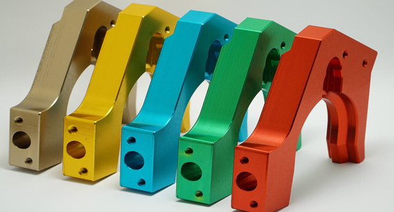 Anodized Aluminum CNC Machining parts