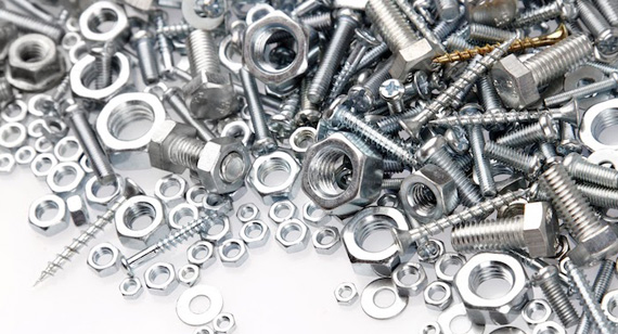 various types of nuts and bolts