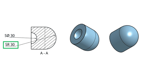 Spherical Radius ‘SR’