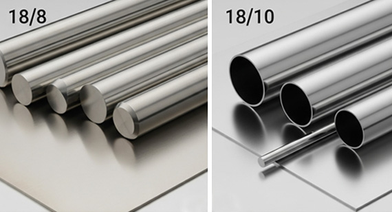 18-8 vs. 18-10 Stainless Steel materials