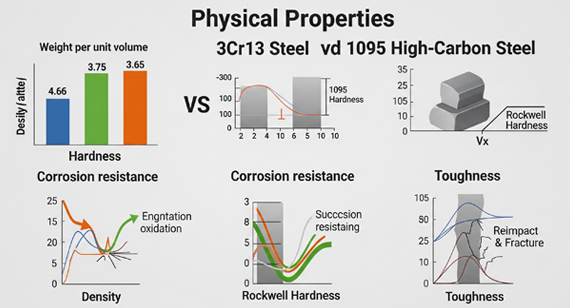 3Cr13 Steel vs. 1095 High Carbon Steel Physical Properties