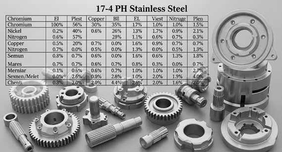 17-4 PH Stainless Steel Chemical Composition