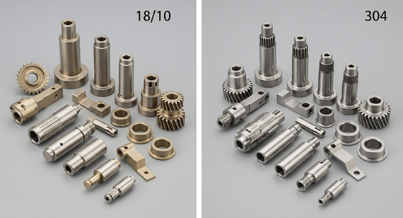 18-10 and 304 Stainless Steel CNC Machining Parts