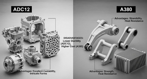 ADC12 Aluminum vs. A380 Aluminum Advantages and Disadvantages