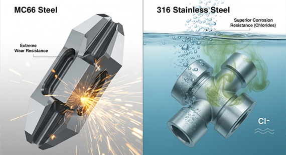 MC66 Steel vs. 316 Stainless Steel characteristic
