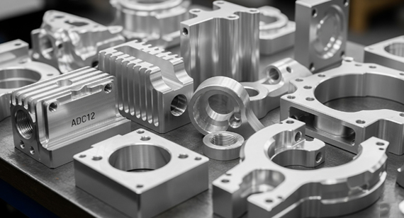 ADC12 Aluminum Alloy Die Cast CNC Machining Parts