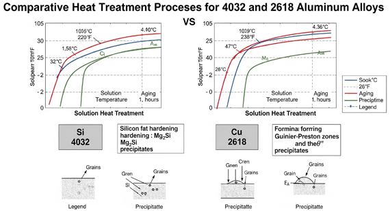 4032 Aluminum Alloy and 2618 Aluminum Alloy Heat Treatment Process