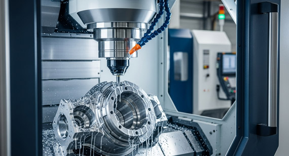 Customized precision multi-axis CNC machining of 904L stainless steel parts
