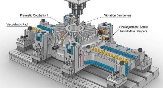 Workholding device for complex nickel-based superalloy parts on 5-axis CNC machines