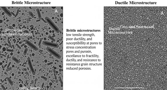 Poorly cast aluminum microstructure