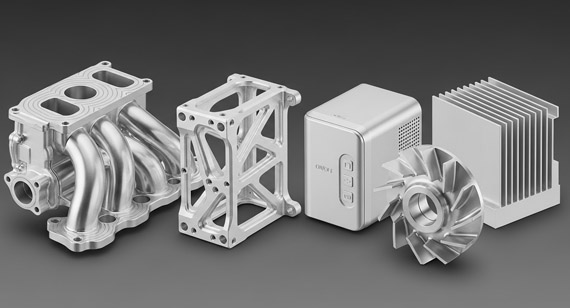 High-precision CNC machined aluminum castings parts